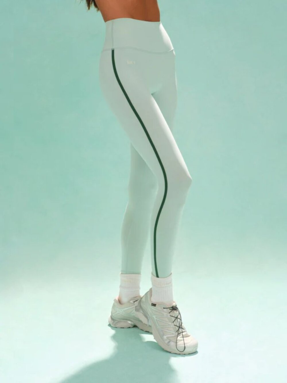 SET Active - Aeraline Breathe Stripe Leggings - Ibiza - Paradiso Collection
